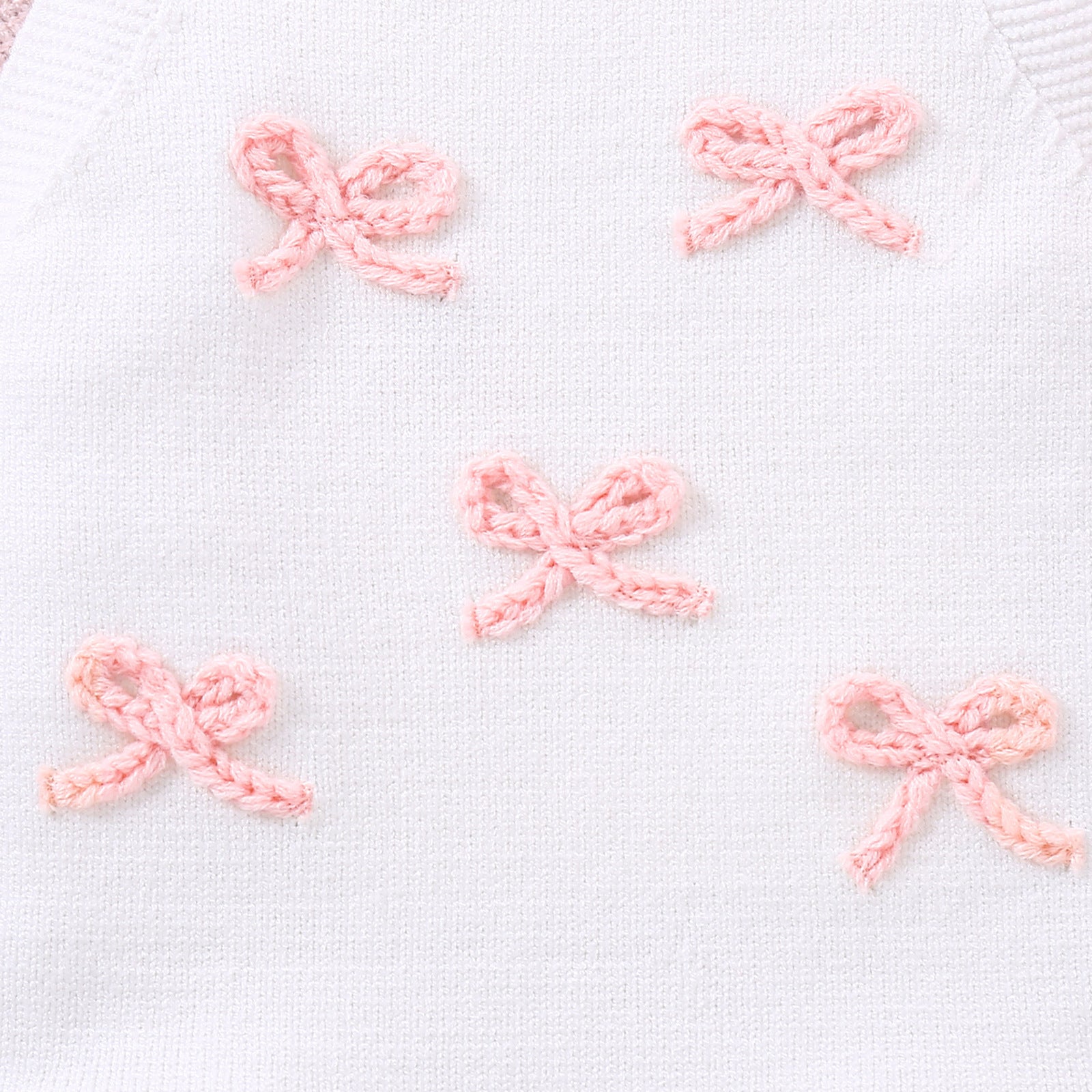 Knitted Bow Romper