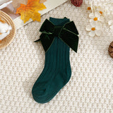 Christmas Bow Socks