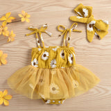 Daisy Tulle Romper