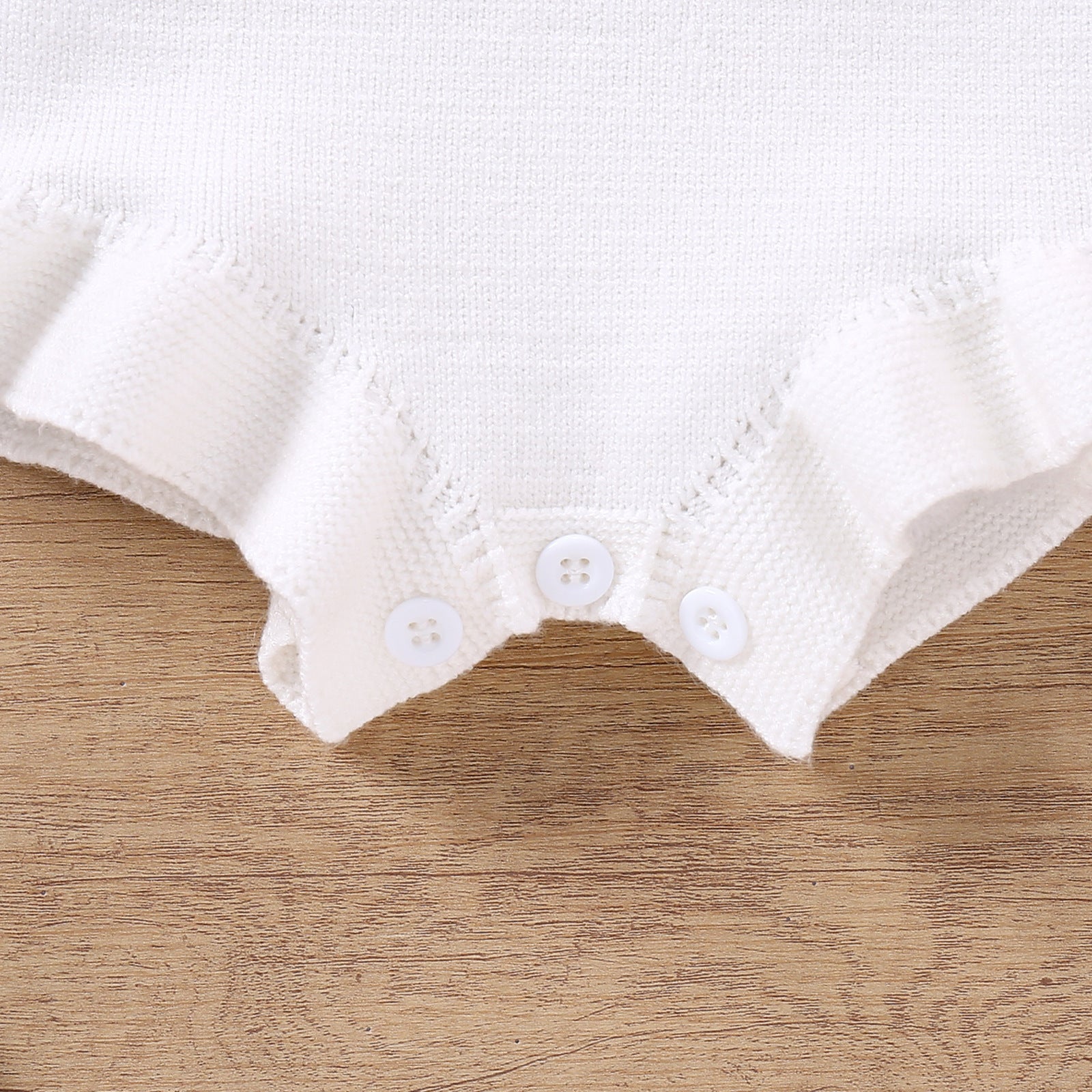 Knitted Bow Romper