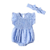 Emma Gingham Romper