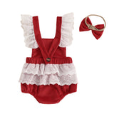 Mini Clause Romper
