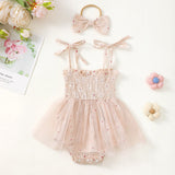 Ayla Flower Tulle Romper