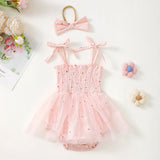 Ayla Flower Tulle Romper