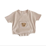 Bear Waffle Romper
