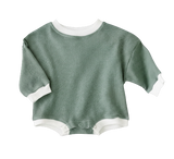 Micah Oversized Waffle Romper