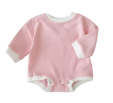 Micah Oversized Waffle Romper