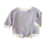 Micah Oversized Waffle Romper