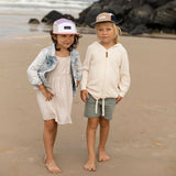 girl and boy vintage 5 panel caps, beach hats for toddlers, cubs and co