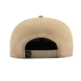 cubs and co signature tan snapback hat for baby, kids and adults
