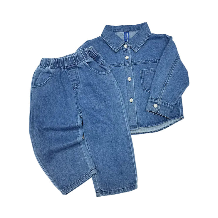 Retro Double Denim Set - Clearance