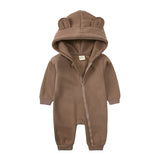 Bear Zipper Onesie - 14 Colours