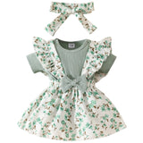 Hazel Suspender Skirt Set