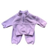 Zipper Tracksuit Set