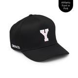 Personalised black baseball cap with your initials for babies, toddlers, kids, women and men, Cubs & Co. Australia.