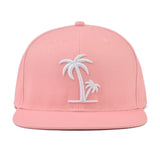 Pink Palm snapback hat for babies, toddlers, kids and women. Cubs & Co. Australia