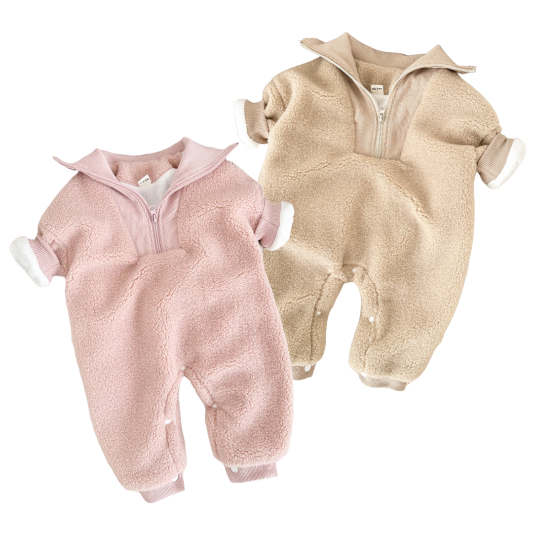 Zipper Sherpa Onesie