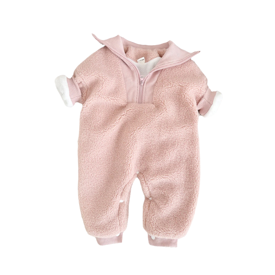 Zipper Sherpa Onesie