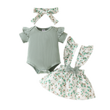 Hazel Suspender Skirt Set