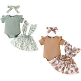 Hazel Suspender Skirt Set