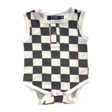 Elijah Checker Romper