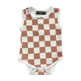 Elijah Checker Romper