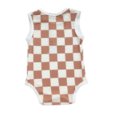 Elijah Checker Romper