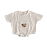 Bear Waffle Romper