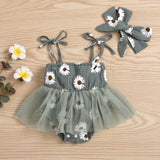 Daisy Tulle Romper