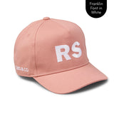 personalised customised pink hat with initials - cubs and co