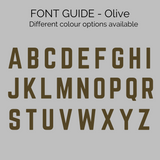 PERSONALISED GREY HAT: Available in Baby - Adult Sizes - Cubs & Co.