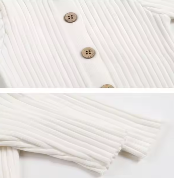 Knit Button Onesie