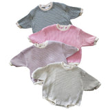 Micah Oversized Waffle Romper