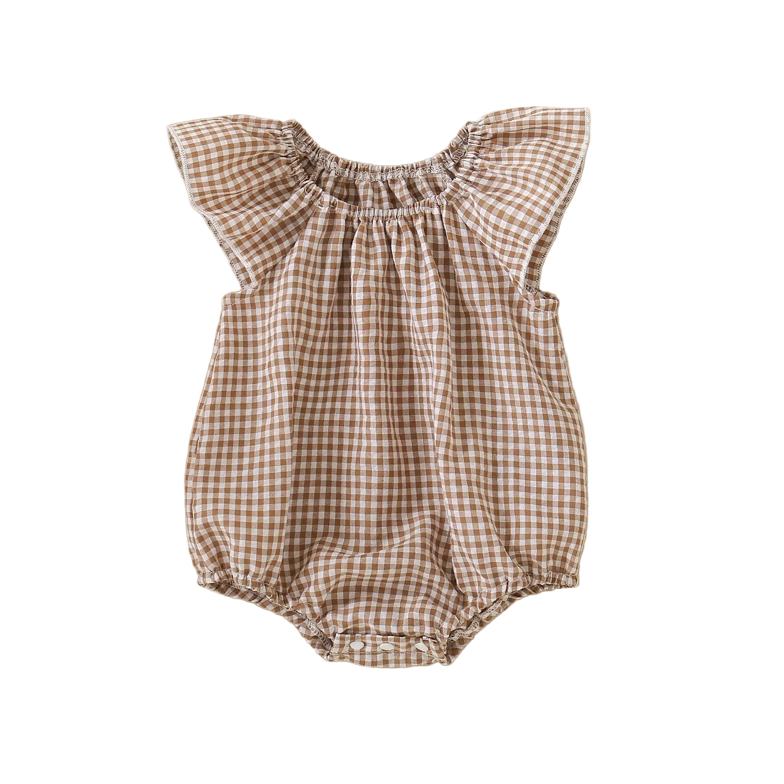 Hannah Plaid Romper