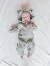 Bear Zipper Onesie - 14 Colours