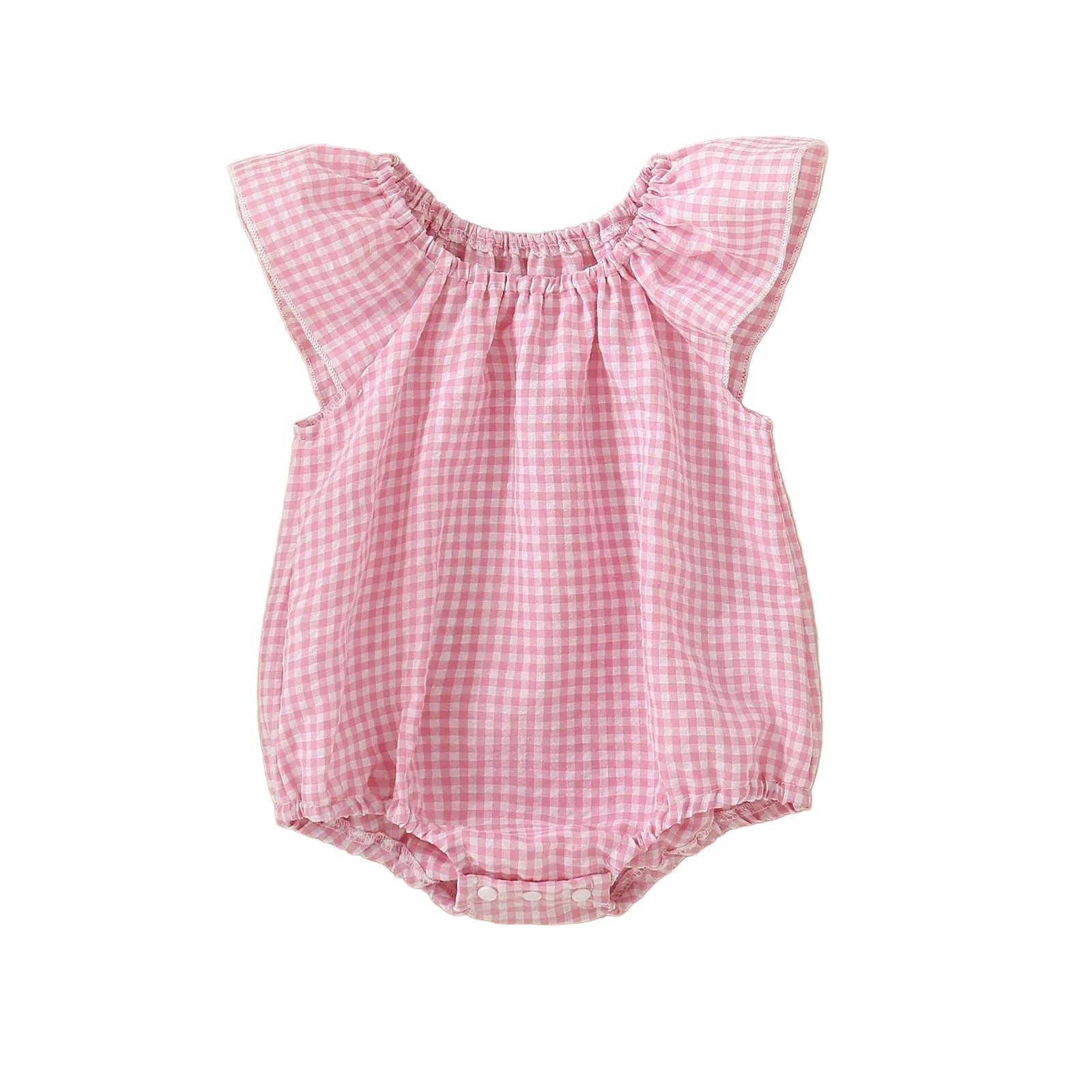 Hannah Plaid Romper