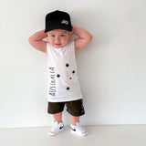 black personalised kids snapback hat