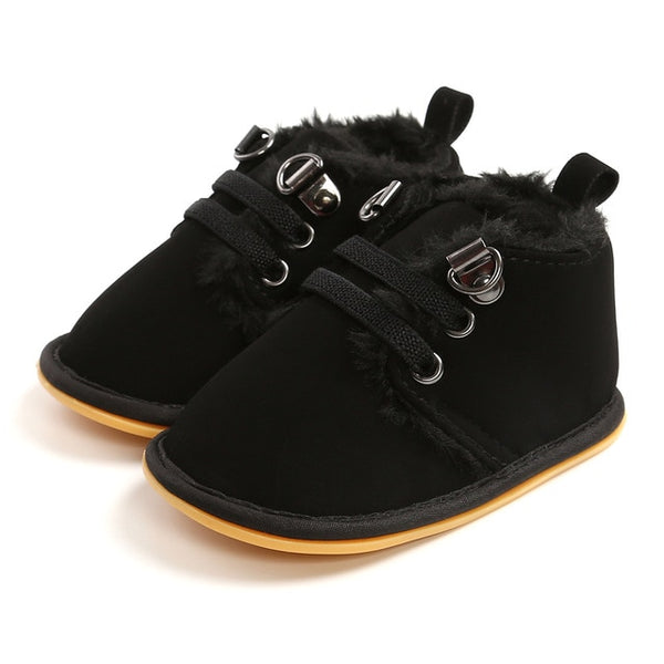 Levi Fluffy Shoes - Black