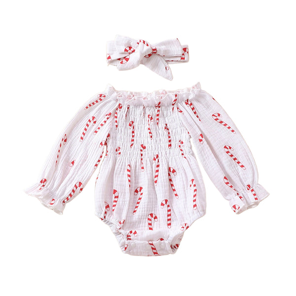 Candy Cane Romper