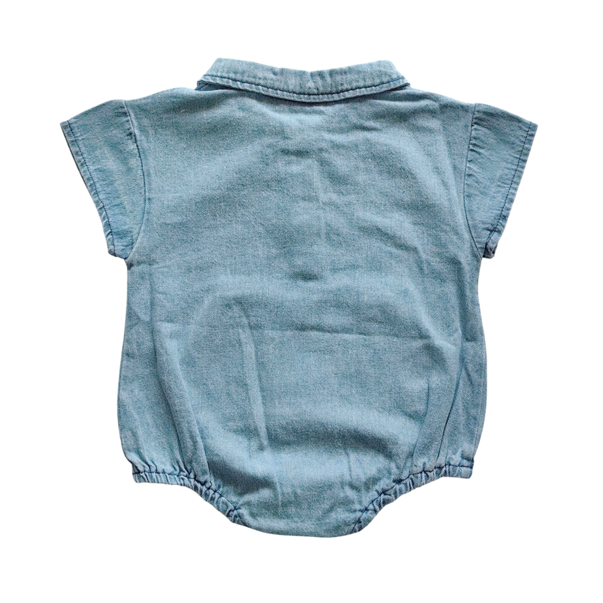 Acid Wash Romper - Clearance