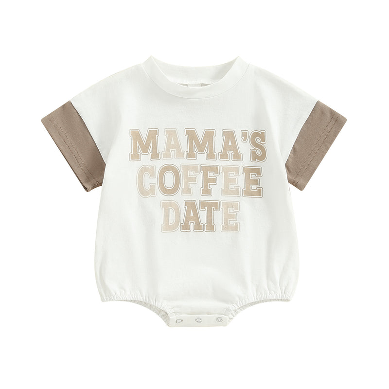 Lil Dude & Coffee Date Romper - Clearance