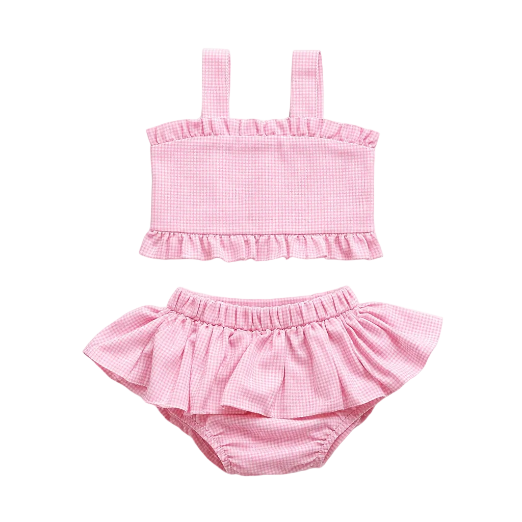 Millie Gingham Set - Clearance