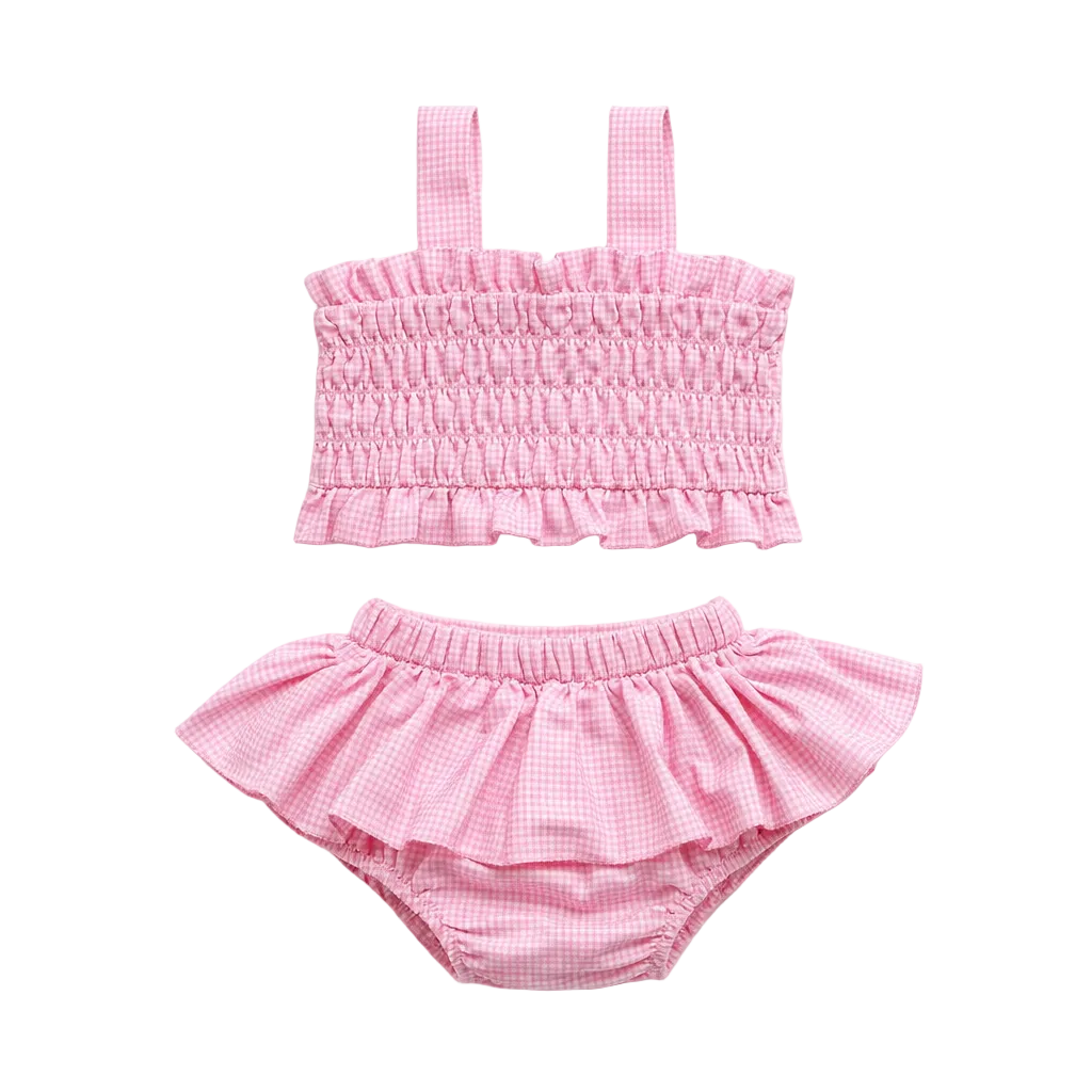 Millie Gingham Set - Clearance