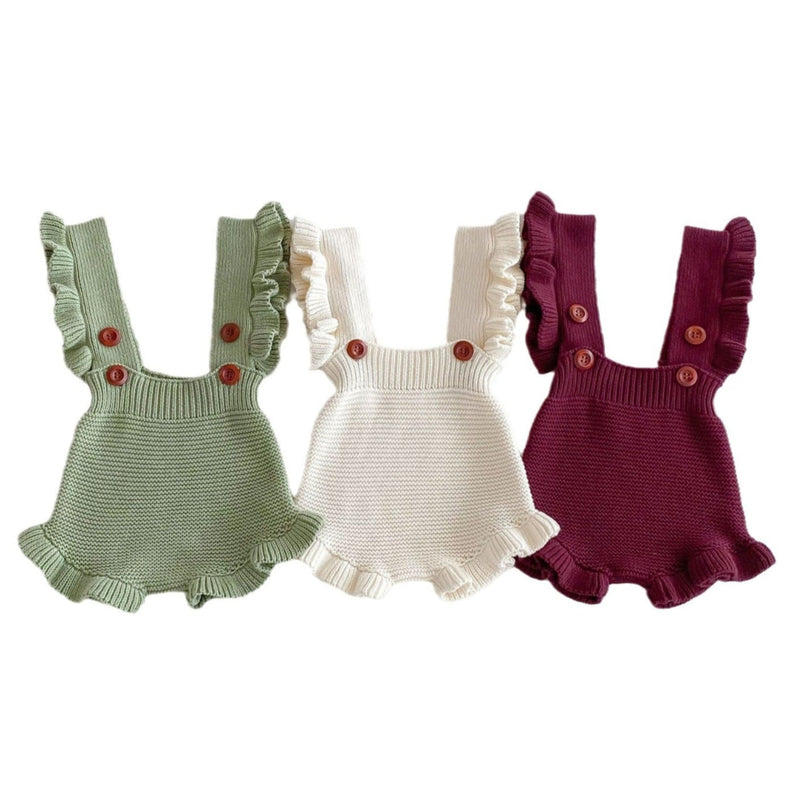 Millie Knitted Overall Romper