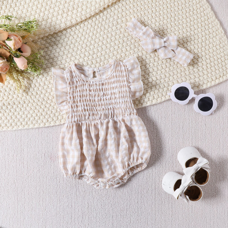 Emma Gingham Romper