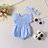 Emma Gingham Romper