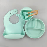 Silicone Bib Plate Set (7 Colours)