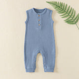 Sleeveless Waffle Onesie