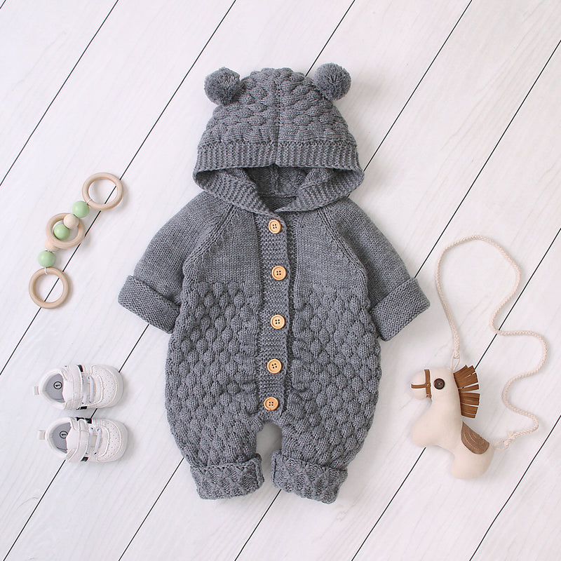 Baby Bear Knit Onesie
