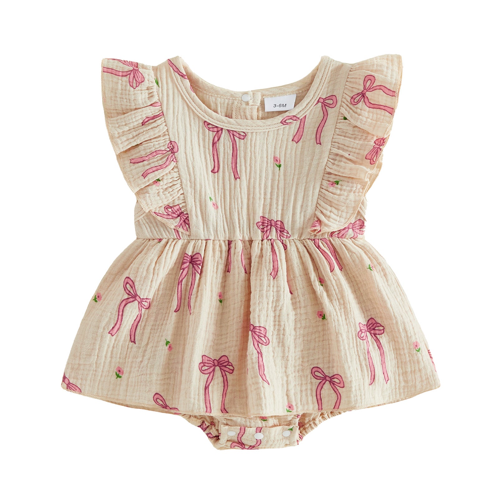 Ebony Bow Romper